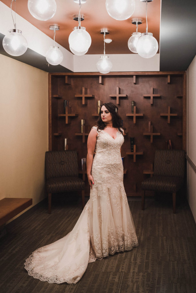 midwest kansas city bride portrait